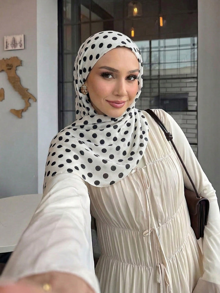 Hijab SHEIN, alb