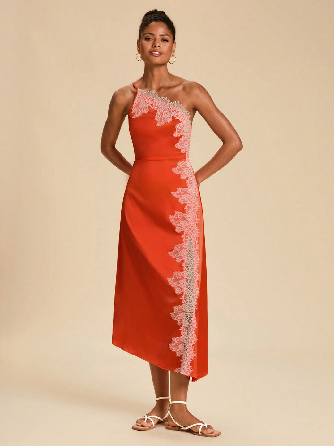 Rochie maxi SHEIN, portocaliu