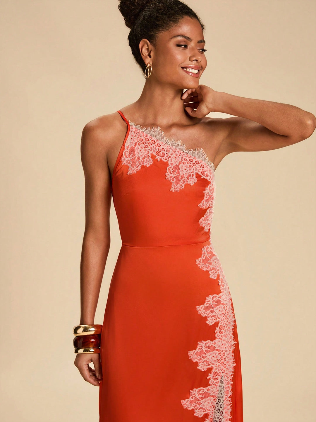 Rochie maxi SHEIN, portocaliu