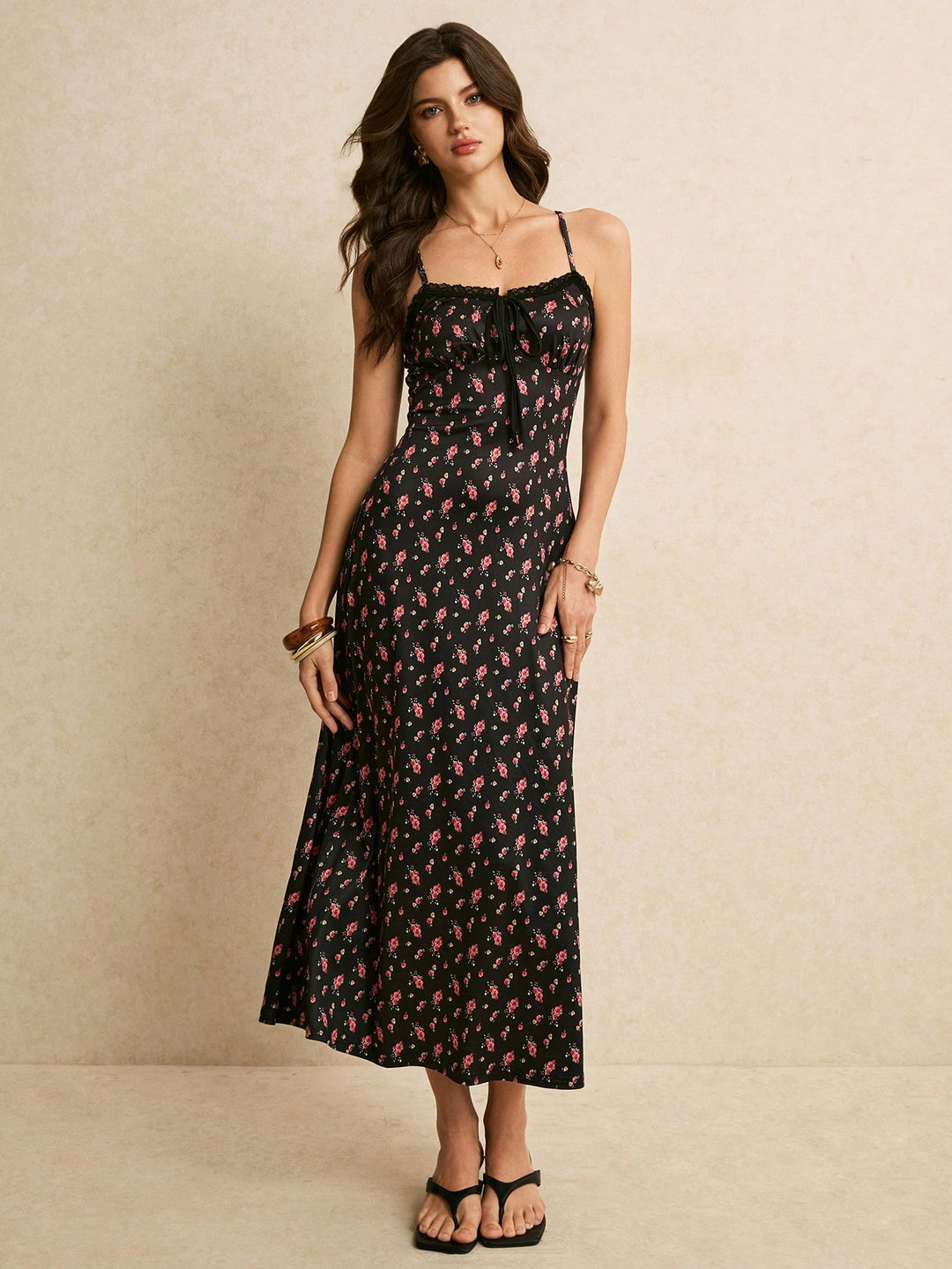 Rochie maxi SHEIN, negru