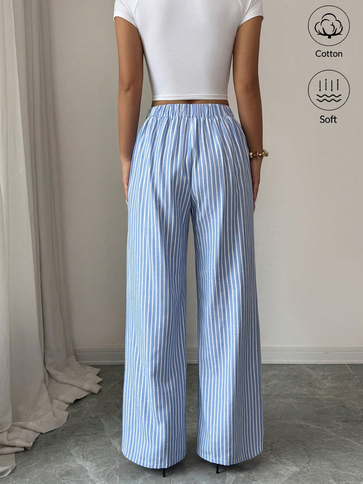 Pantaloni SHEIN, albastru