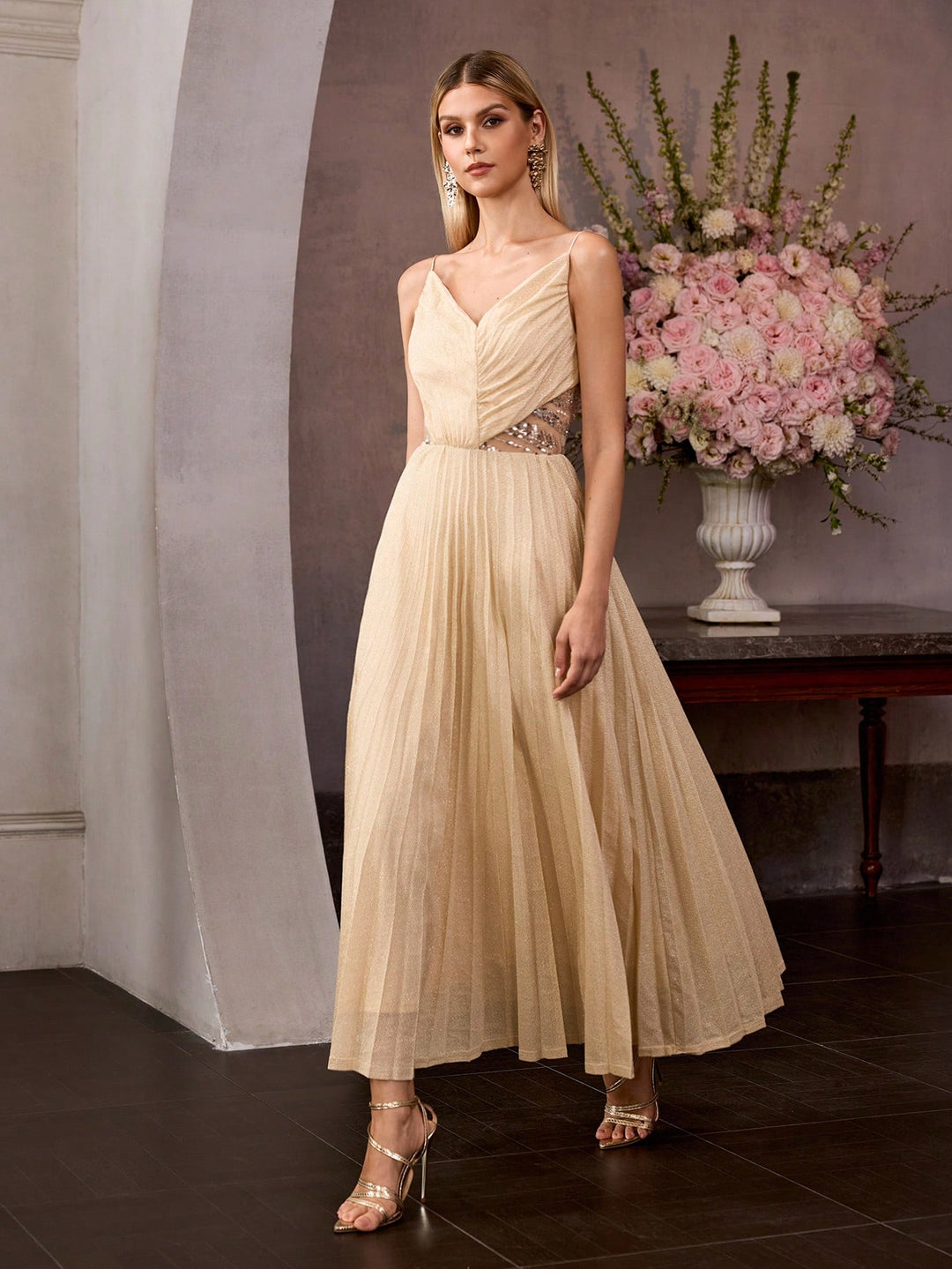 Rochie SHEIN, auriu