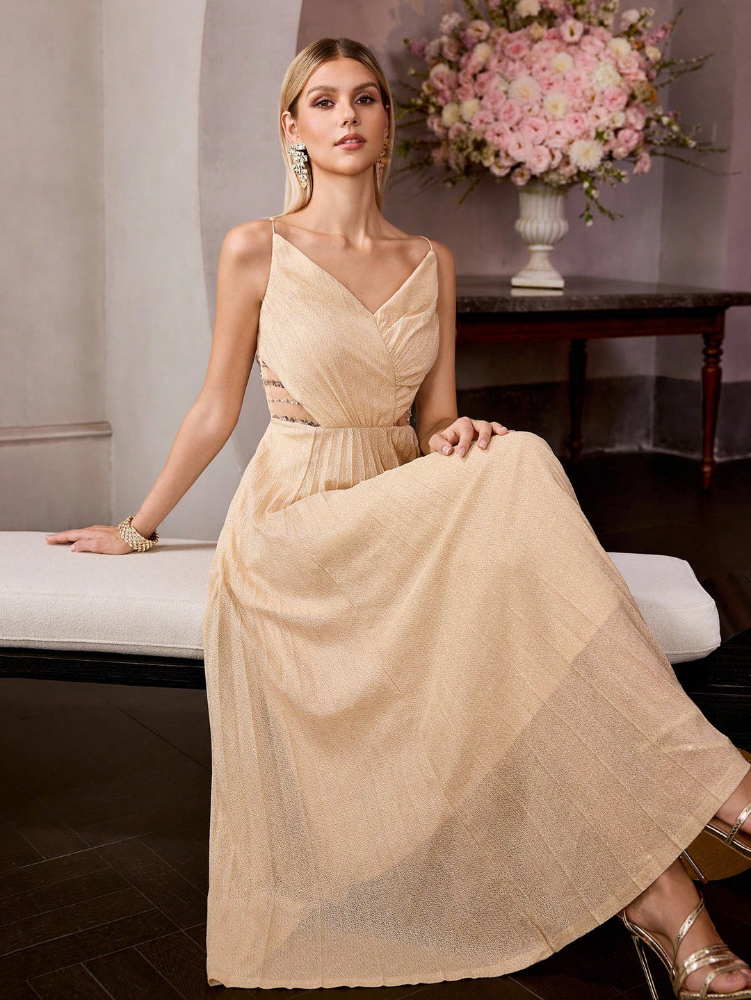 Rochie SHEIN, auriu