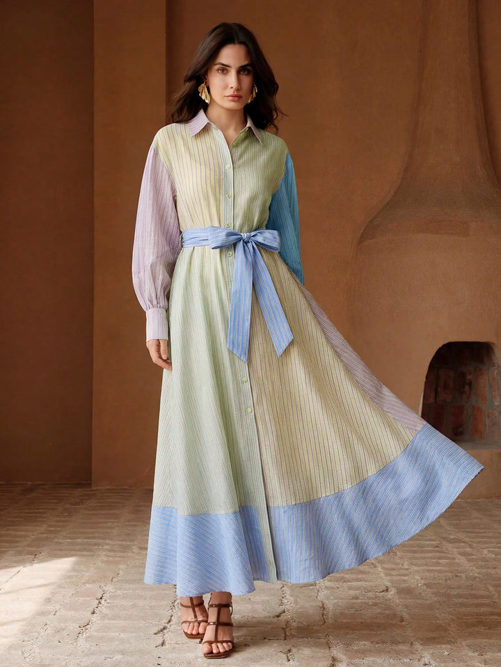 Rochie maxi SHEIN, mix culori