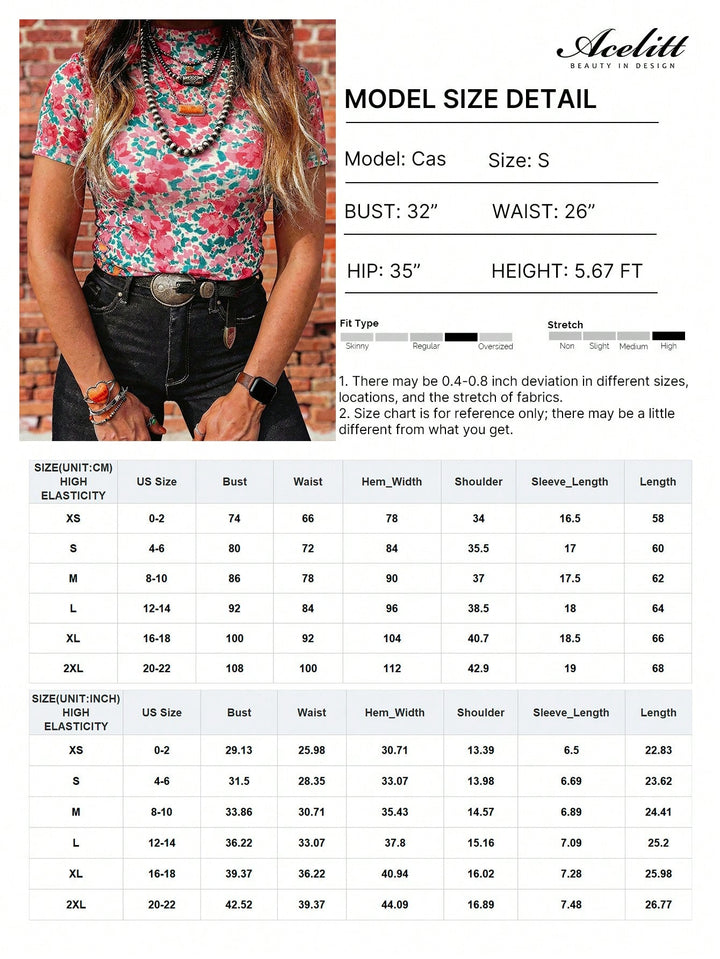 Top SHEIN, mix culori