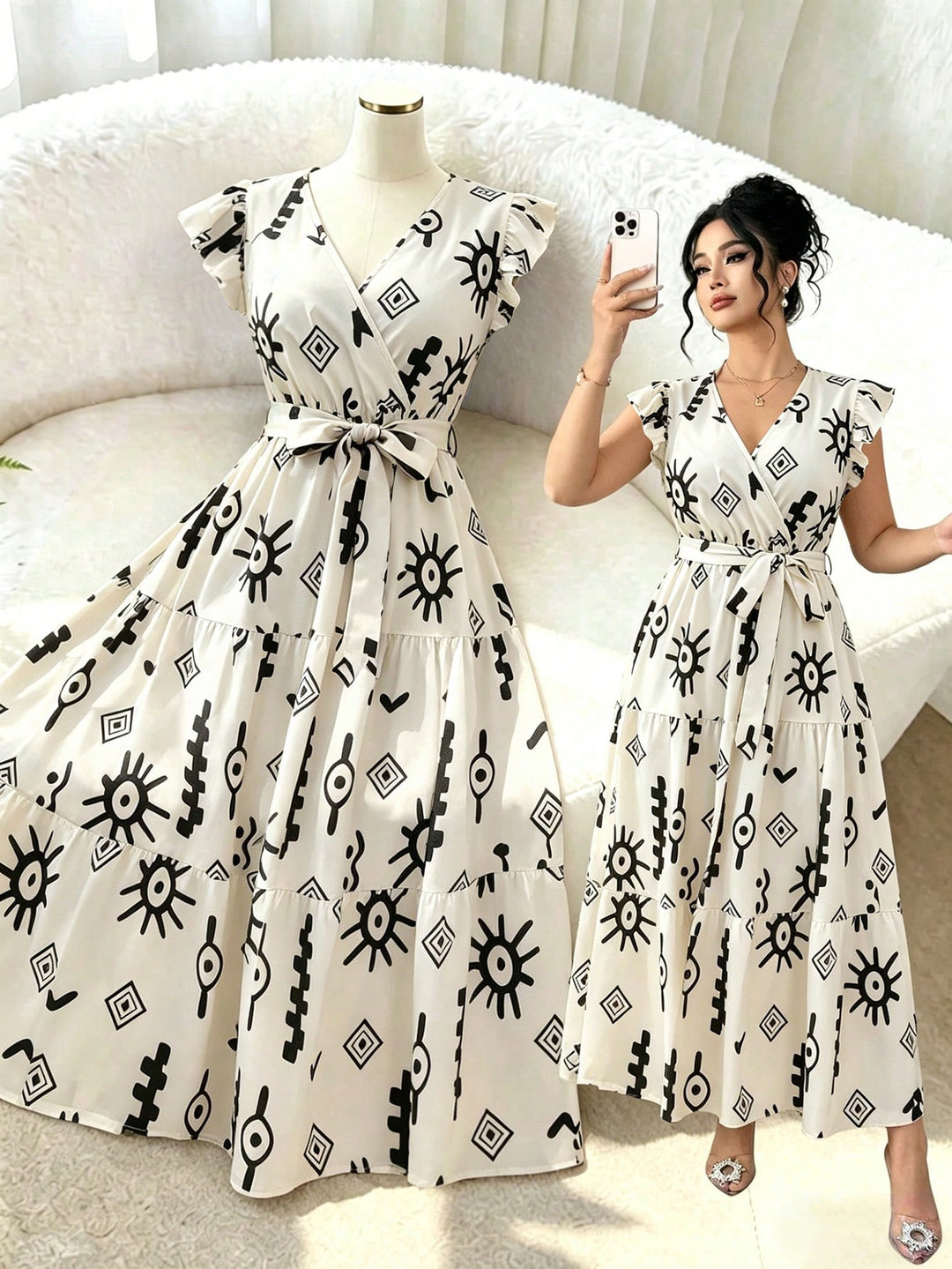 Rochie SHEIN, portocaliu
