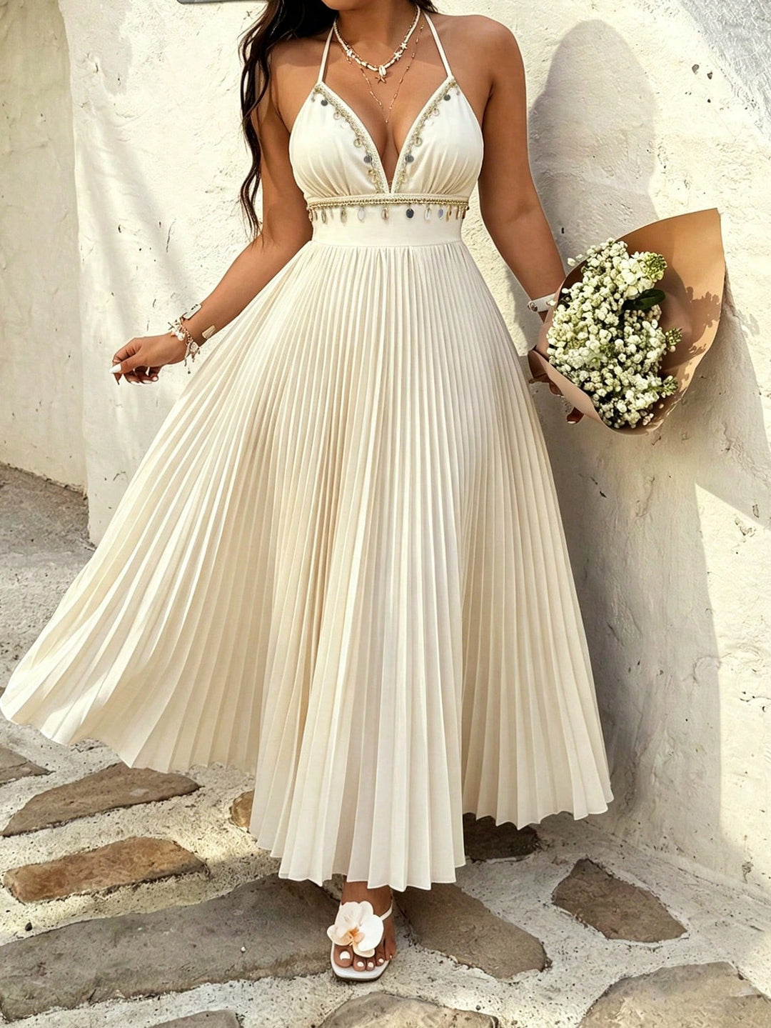 Rochie SHEIN, bej