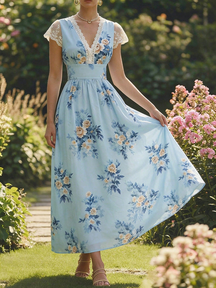 Rochie maxi SHEIN, albastru
