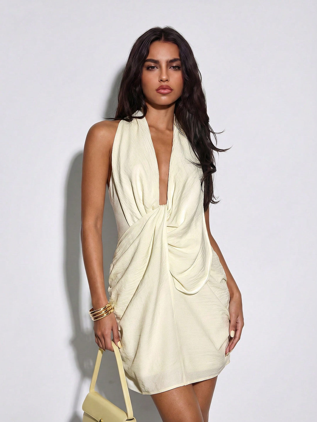 Rochie mini SHEIN, alb