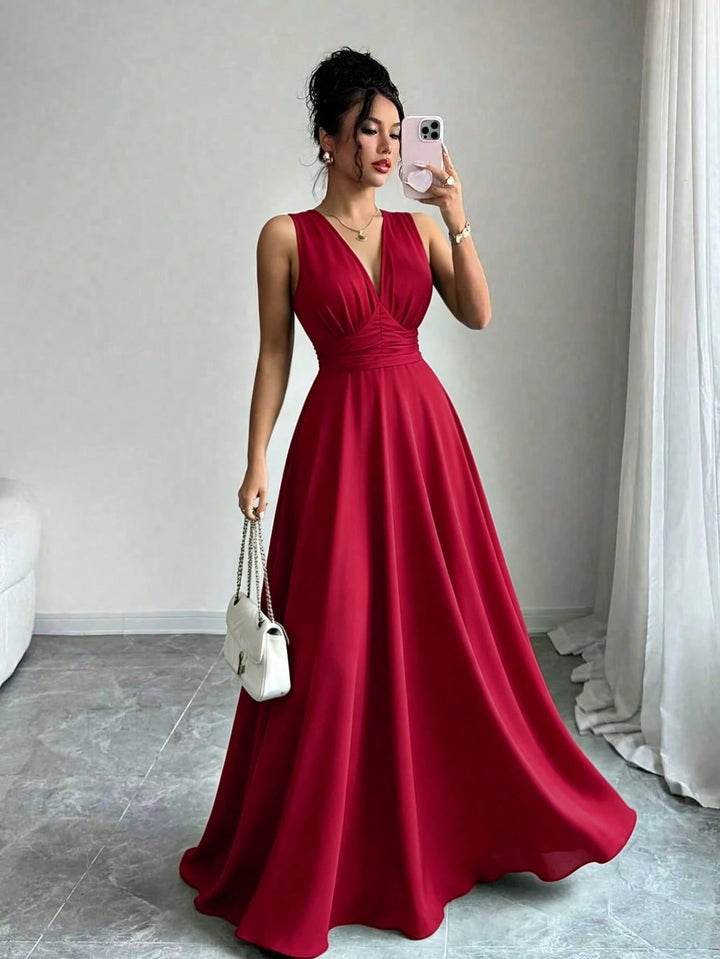 Rochie de ocazie SHEIN, vișiniu