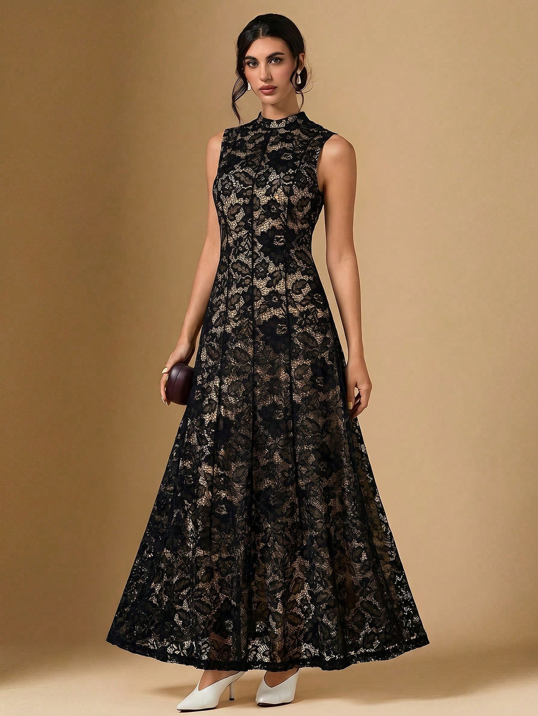 Rochie maxi SHEIN, negru