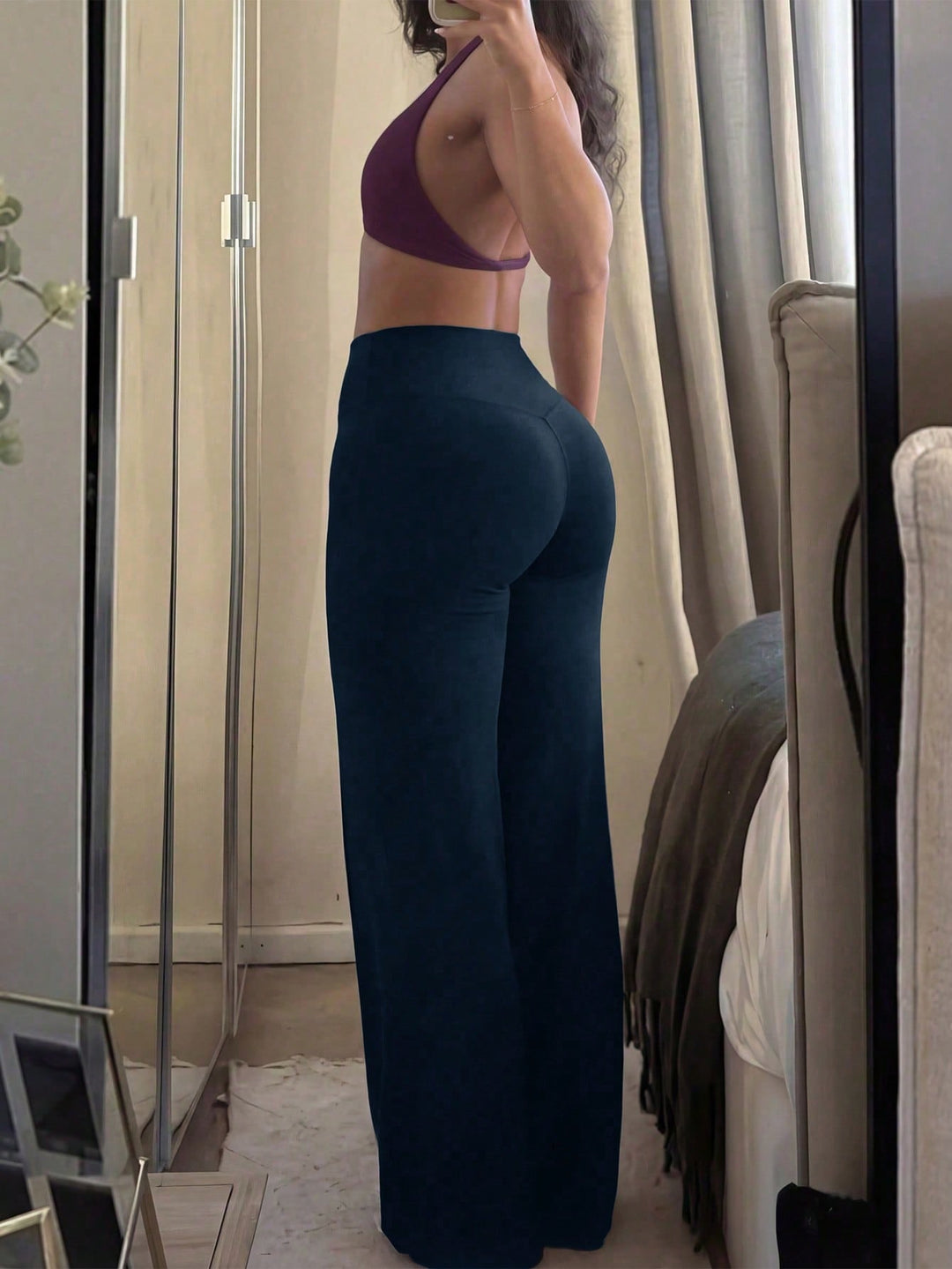 Pantaloni SHEIN, albastru