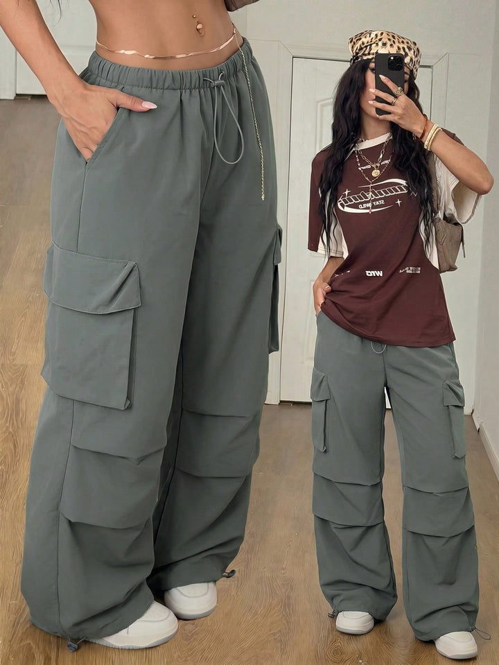 Pantaloni SHEIN, gri