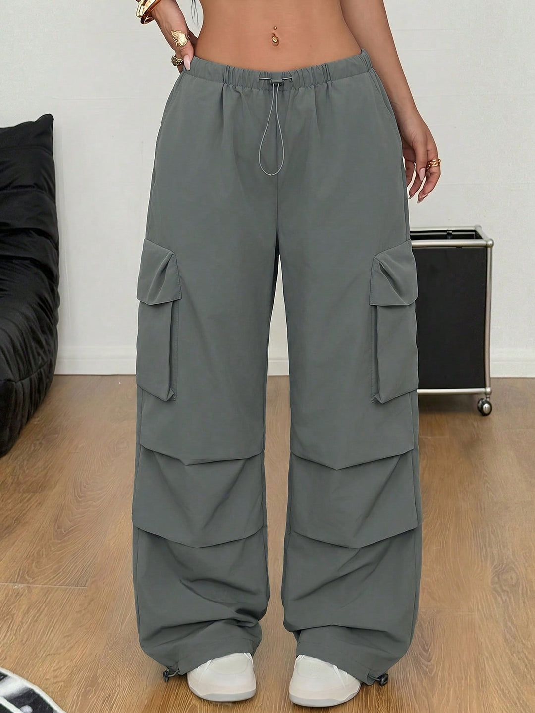 Pantaloni SHEIN, gri