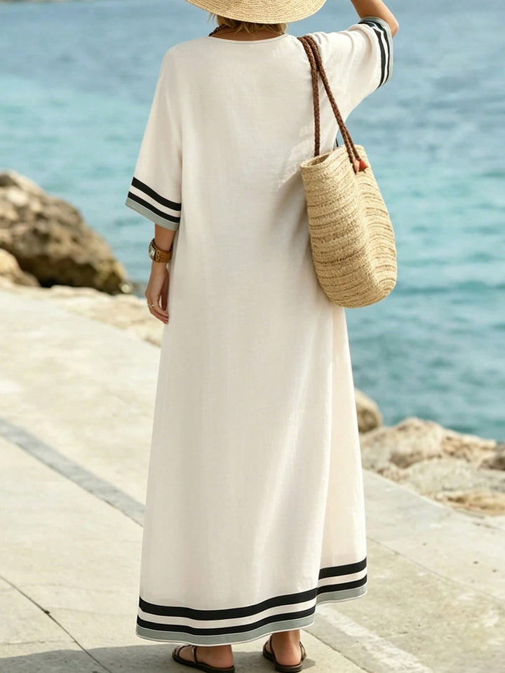 Rochie maxi SHEIN, bej