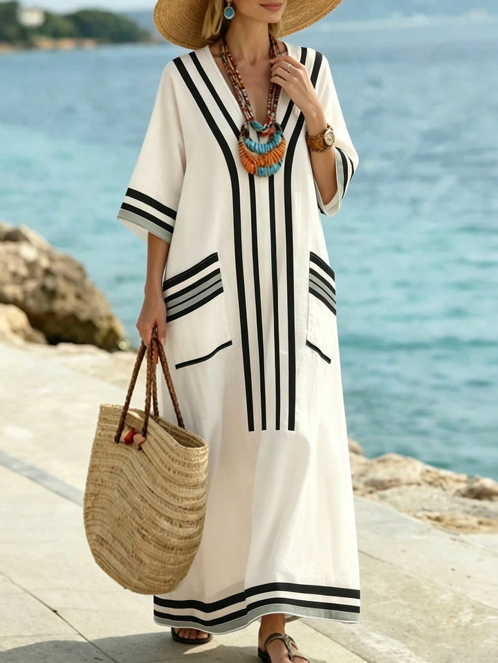 Rochie maxi SHEIN, bej