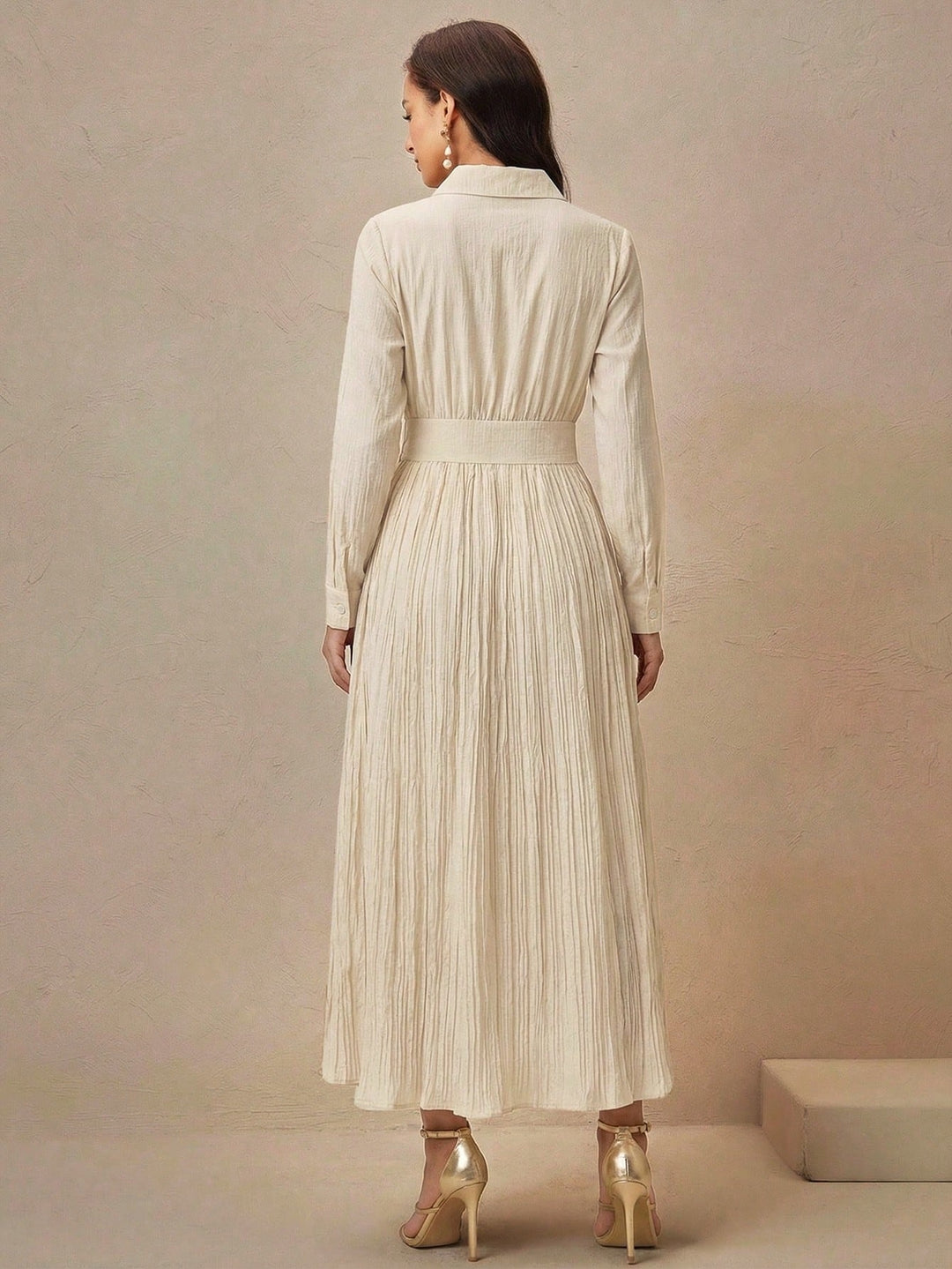 Rochie maxi SHEIN, portocaliu