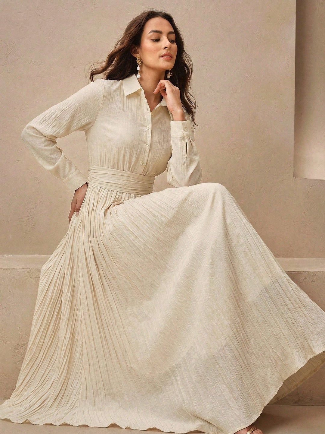 Rochie maxi SHEIN, portocaliu