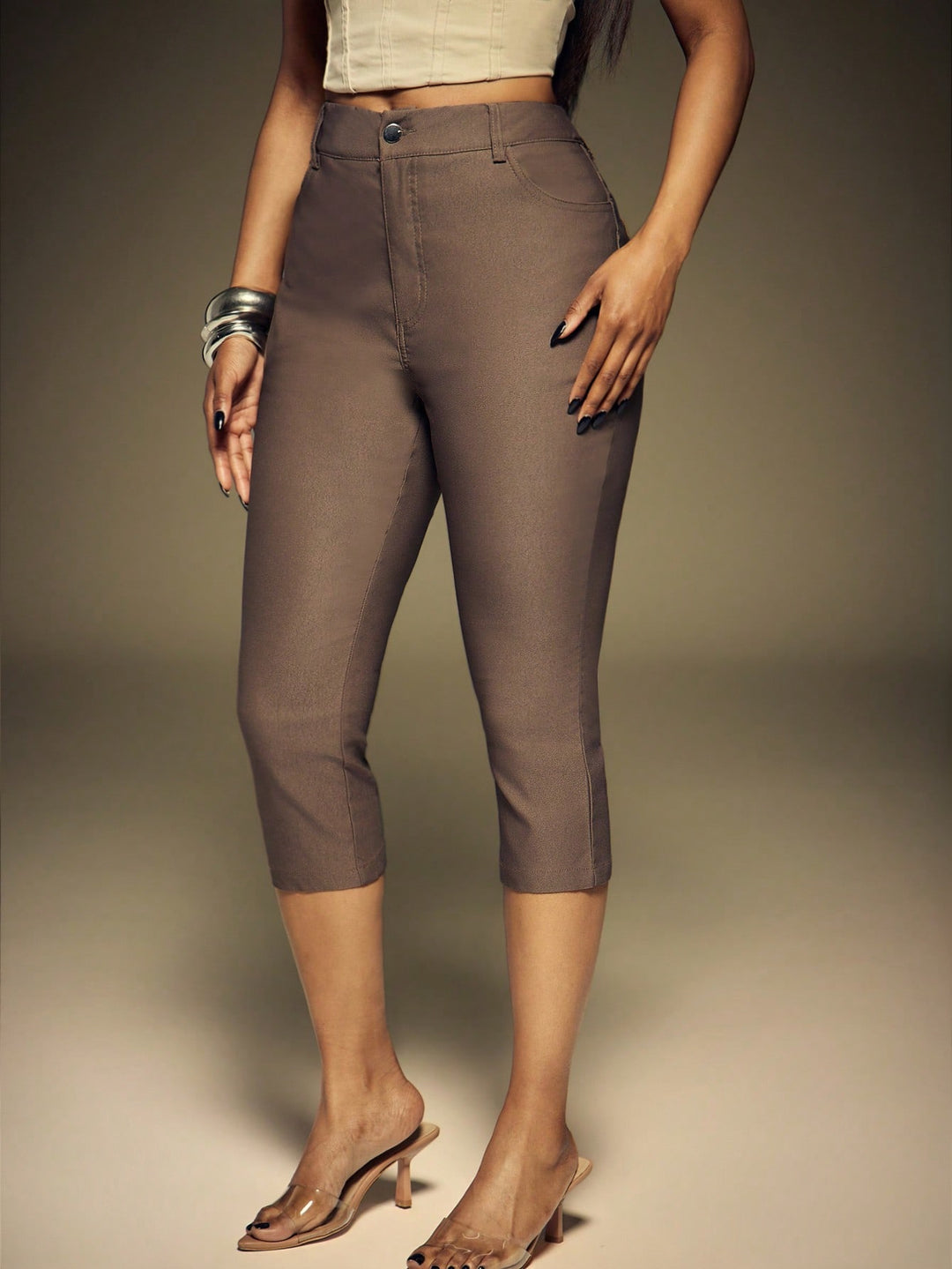 Pantaloni SHEIN, bej
