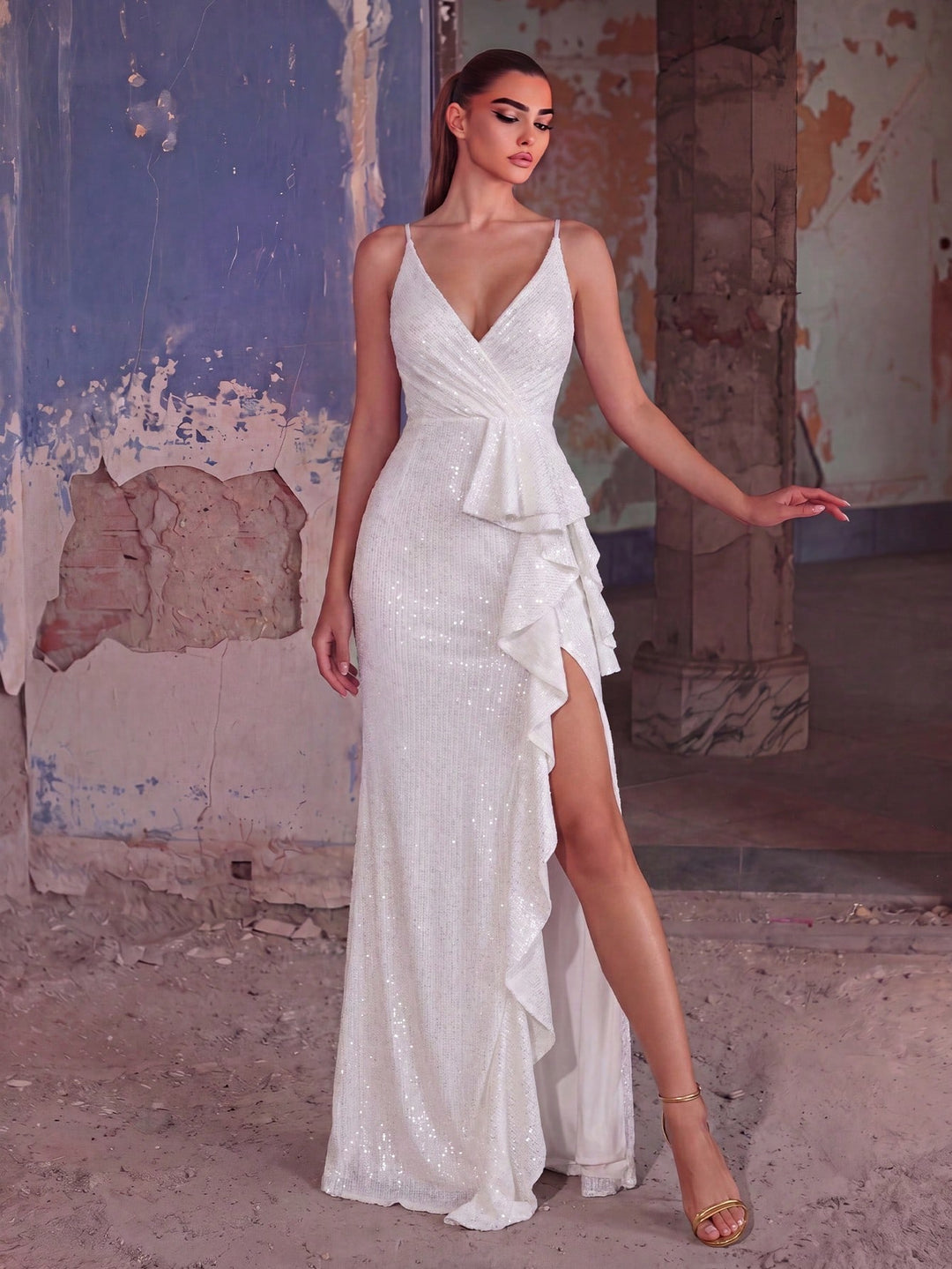 Rochie SHEIN, alb