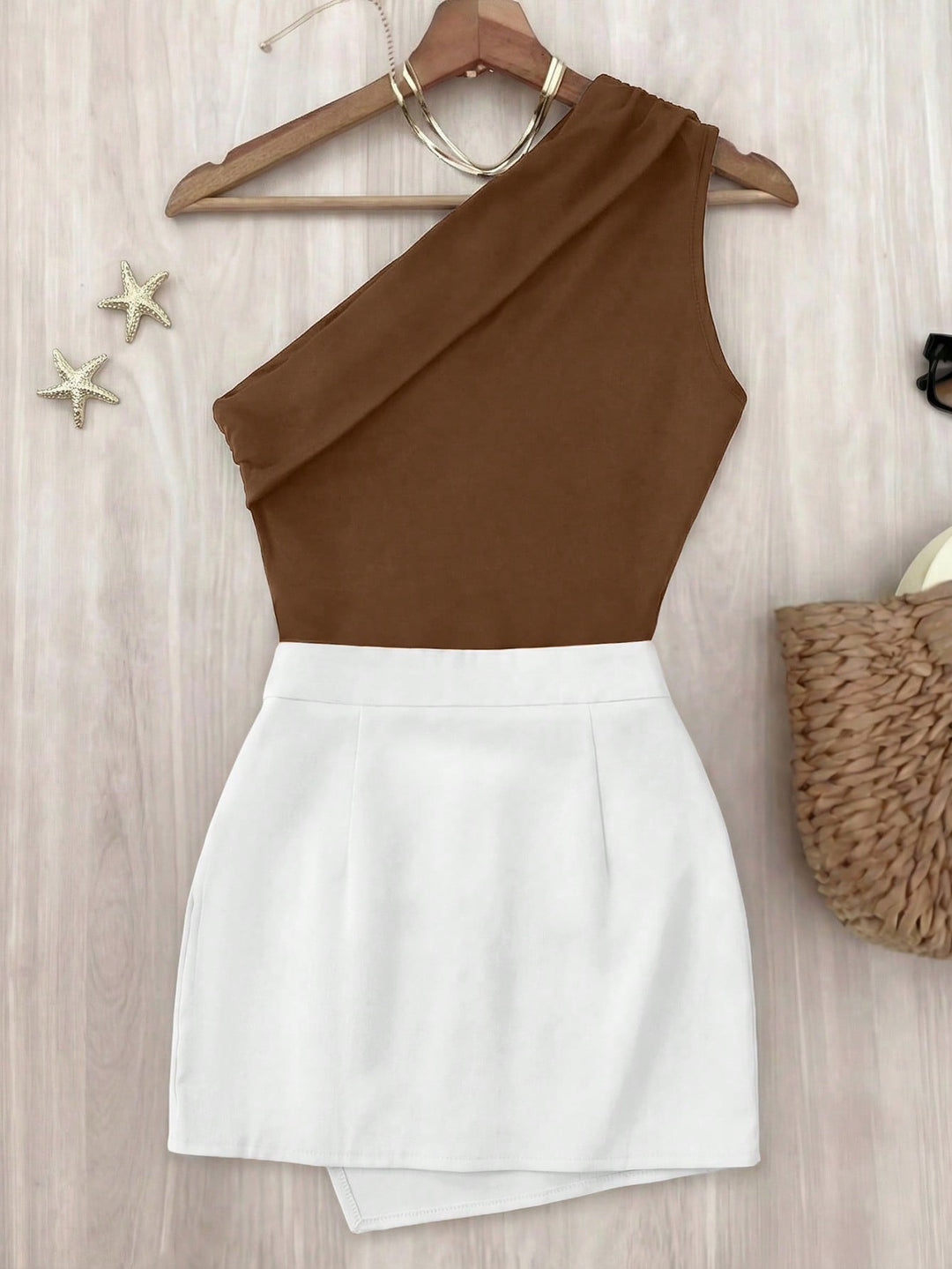 Rochie mini SHEIN, maro