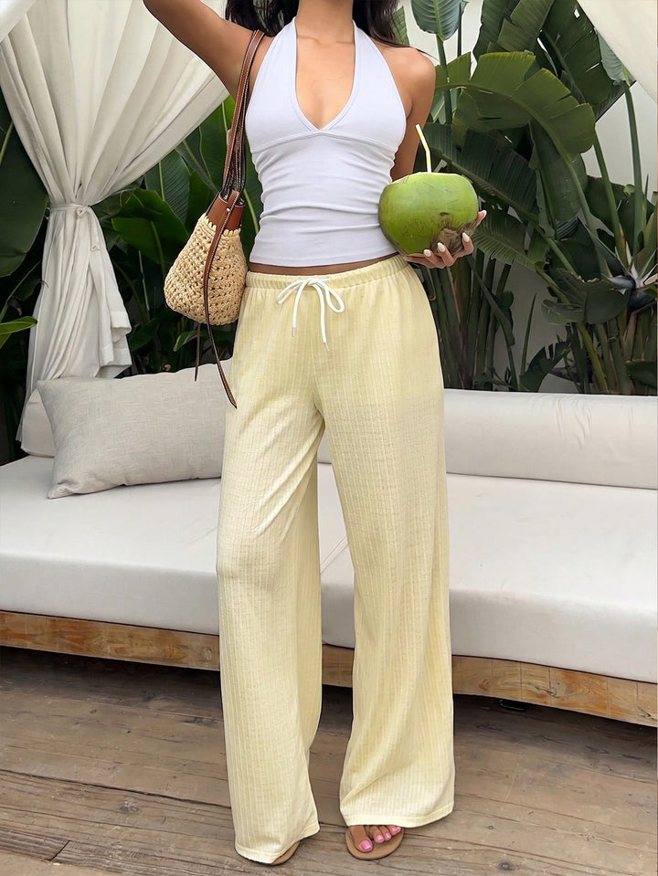 Pantaloni SHEIN, galben