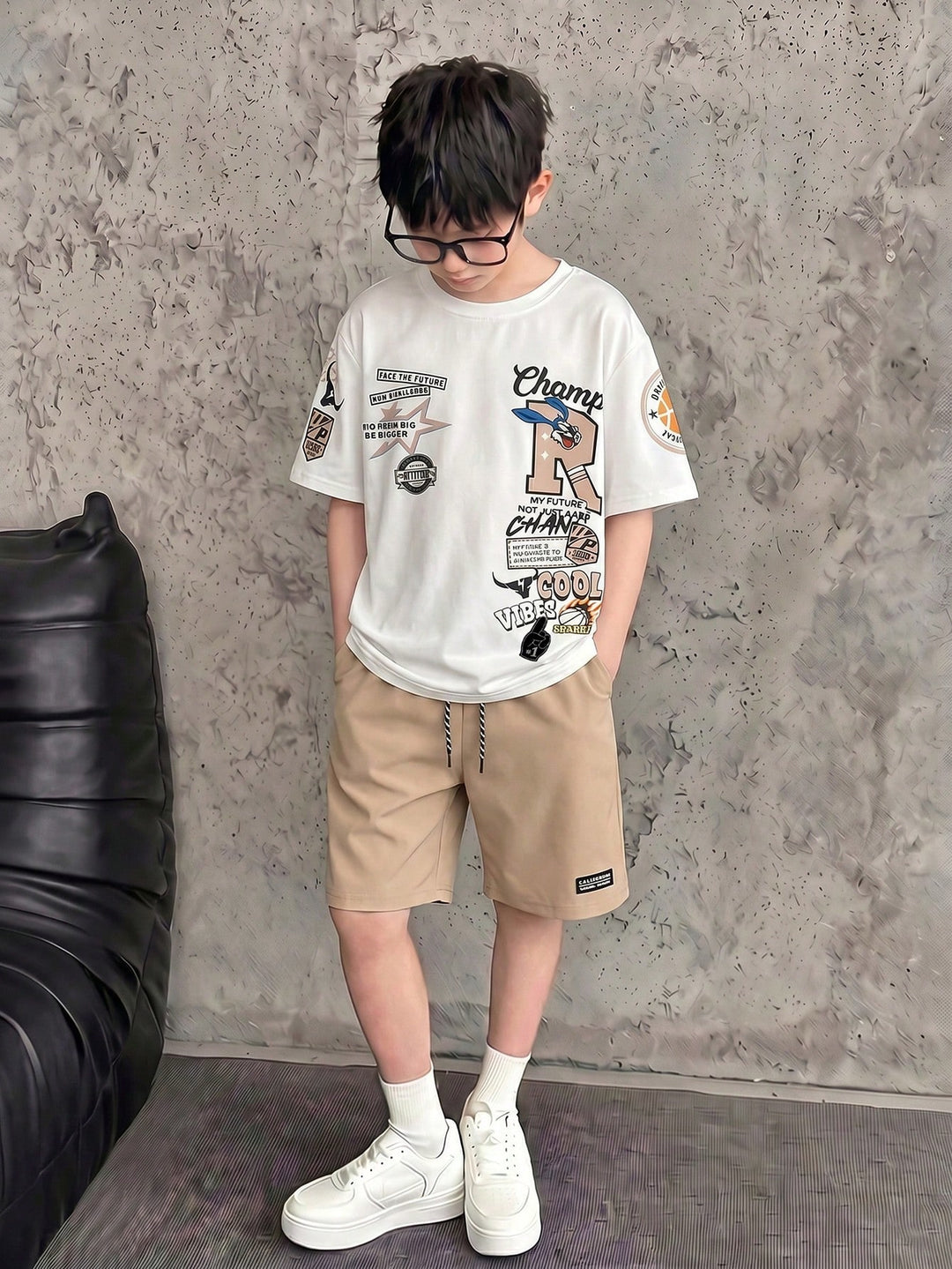 SHEIN overál, khaki
