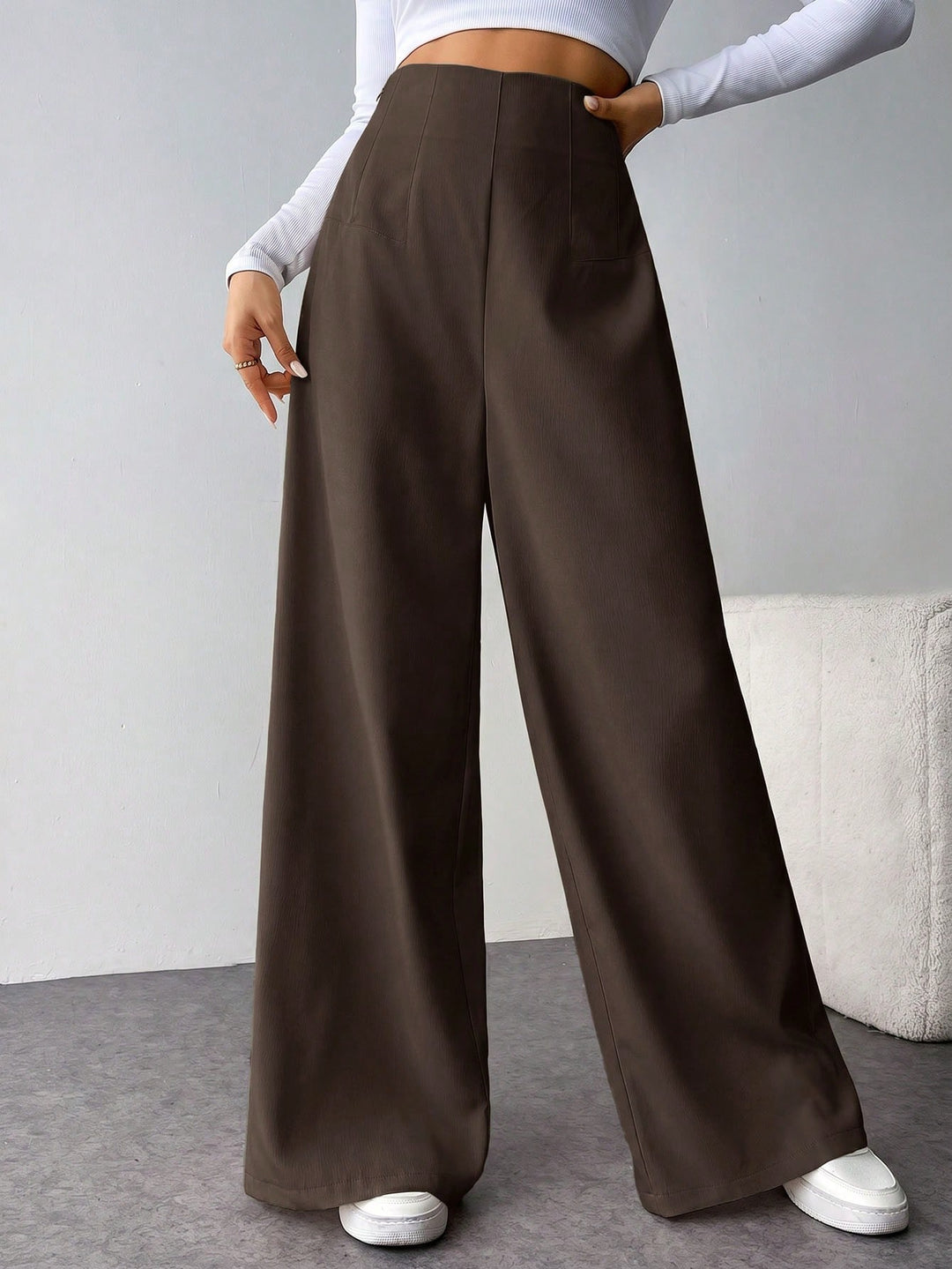 Pantaloni SHEIN, negru