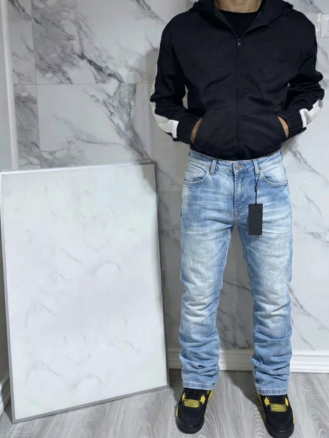 Jeans SHEIN, albastru