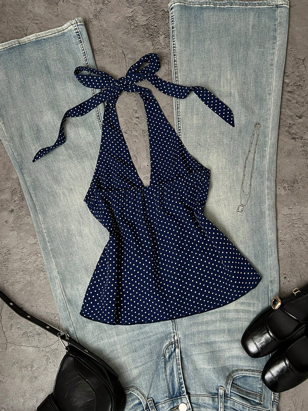 Top SHEIN, albastru