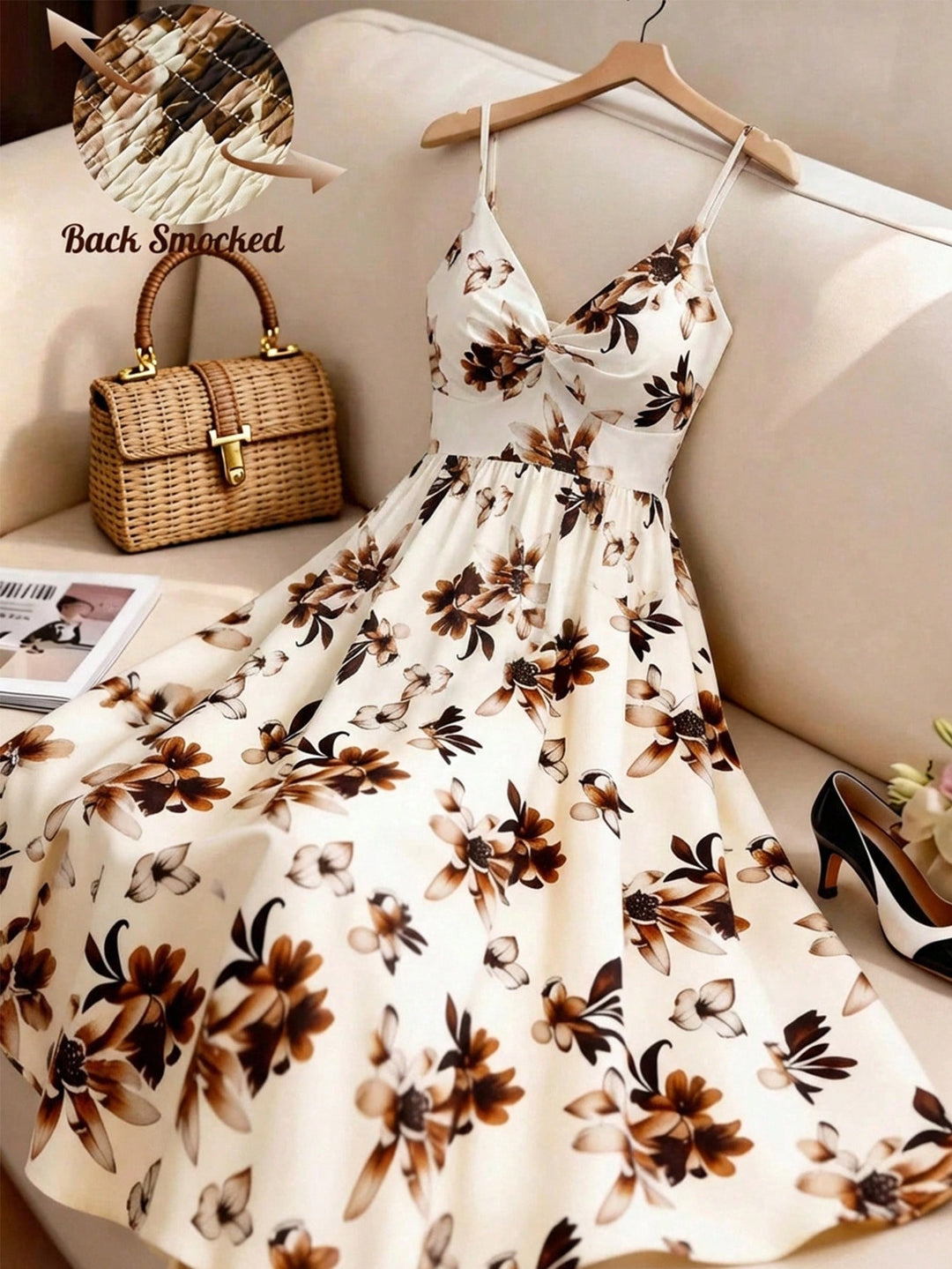 Rochie midi SHEIN, mix culori
