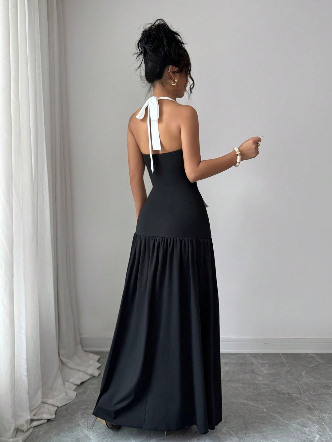 Rochie maxi SHEIN, negru