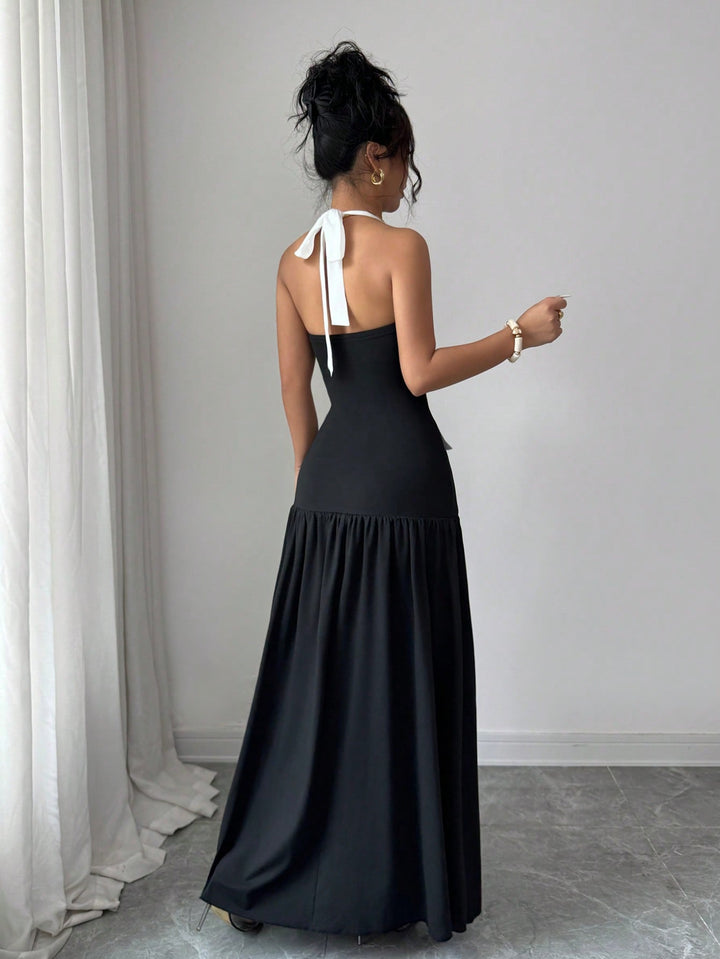 Rochie maxi SHEIN, negru