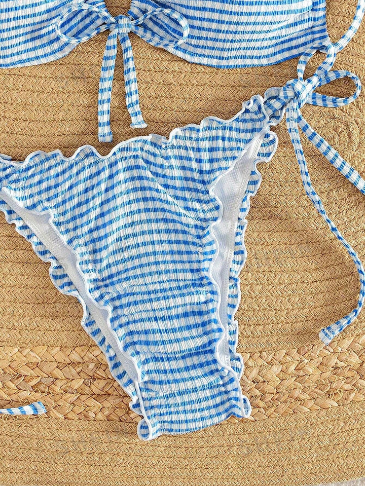 Set bikini SHEIN, albastru