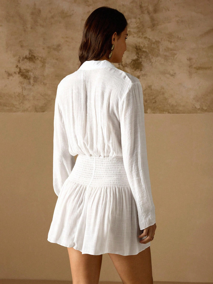 Kimono SHEIN, alb