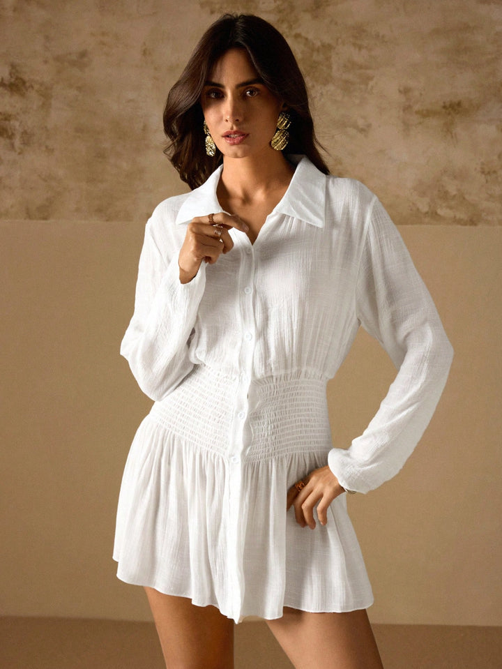 Kimono SHEIN, alb