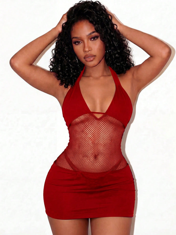 Rochie mini SHEIN, roșu