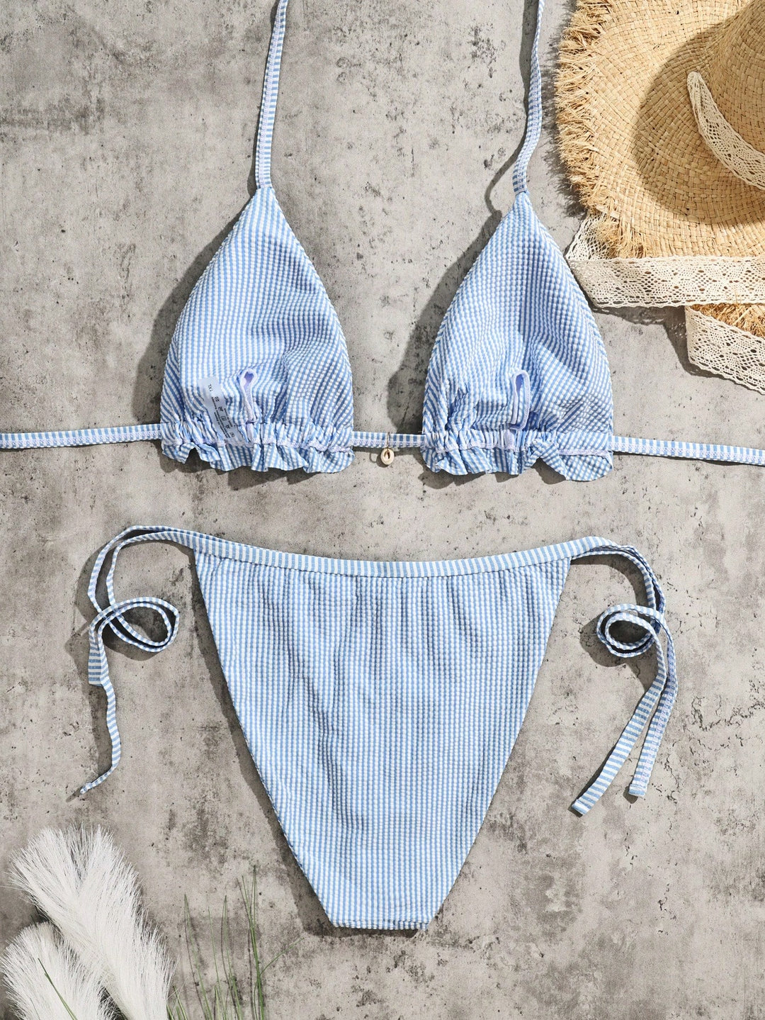 Set bikini de baie SHEIN, albastru