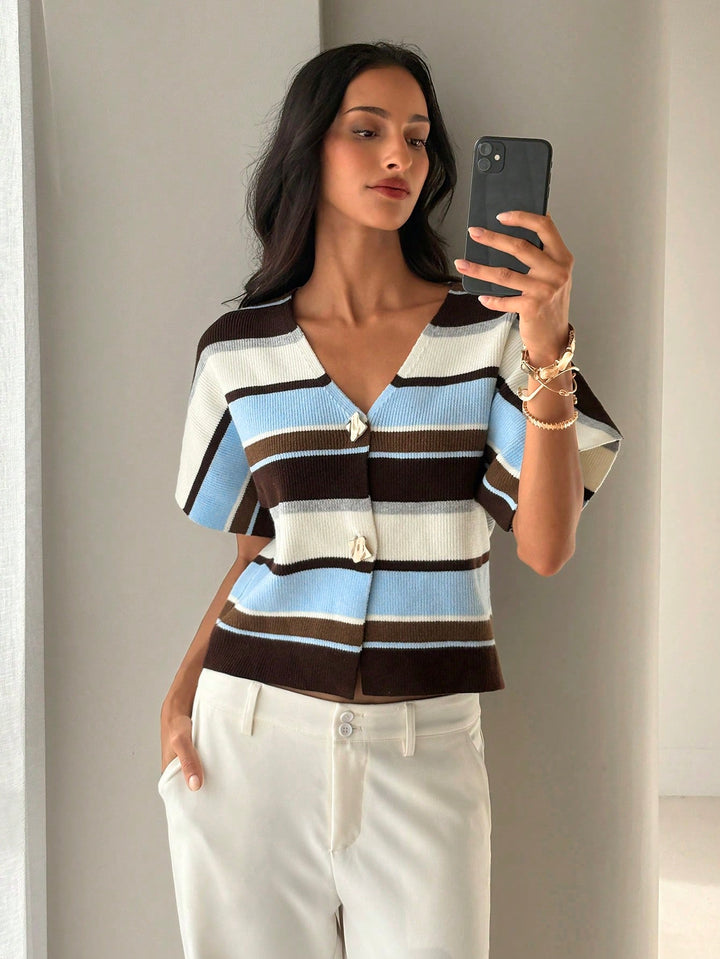 Cardigan SHEIN, maro