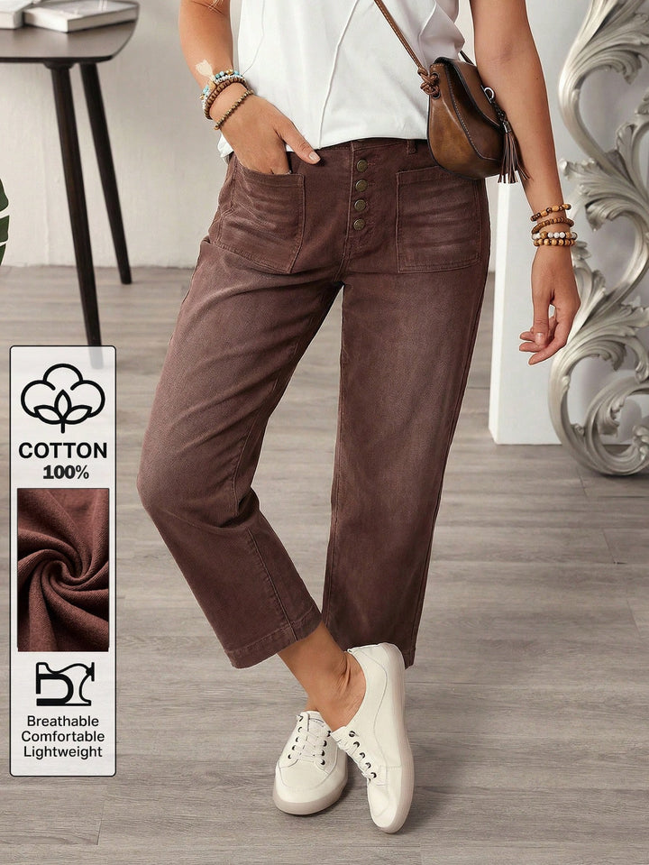 Jeans SHEIN, maro