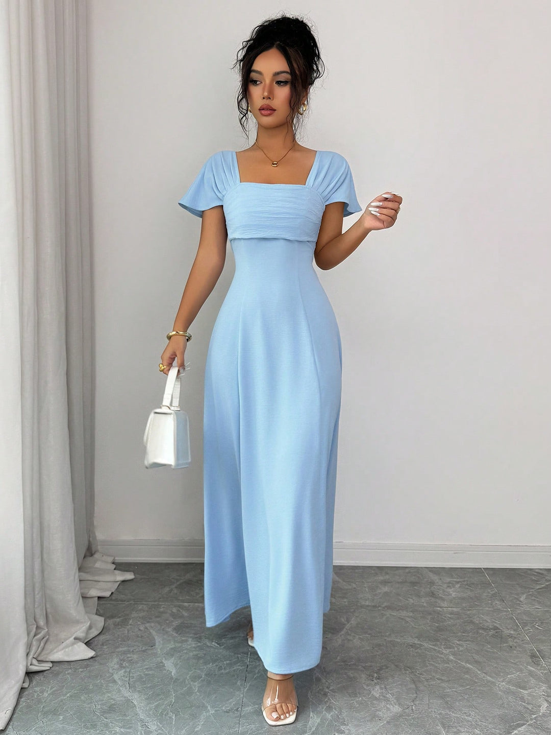 Rochie maxi SHEIN, albastru
