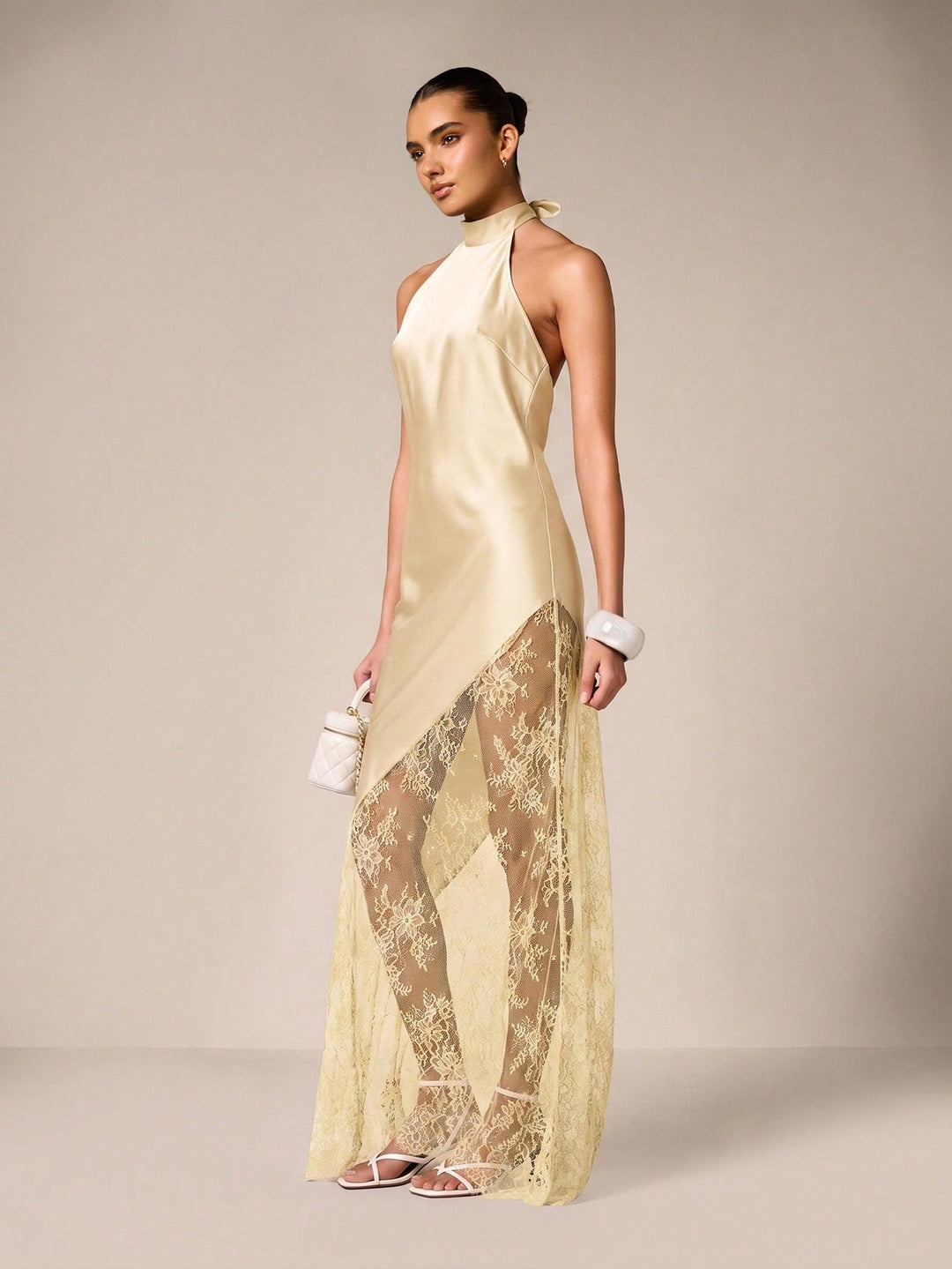 Rochie maxi SHEIN, galben