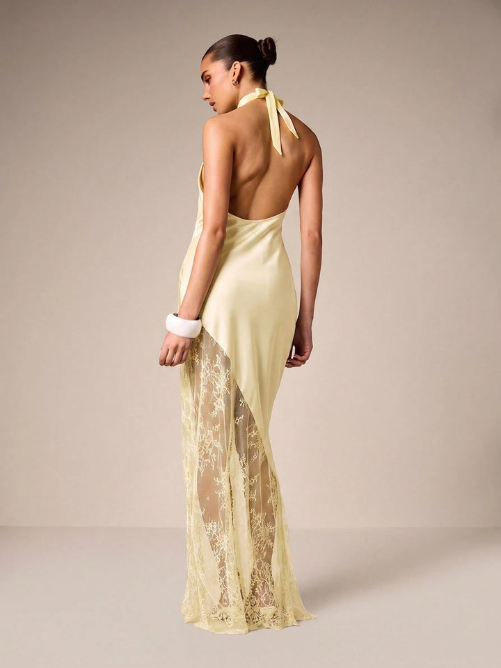 Rochie maxi SHEIN, galben