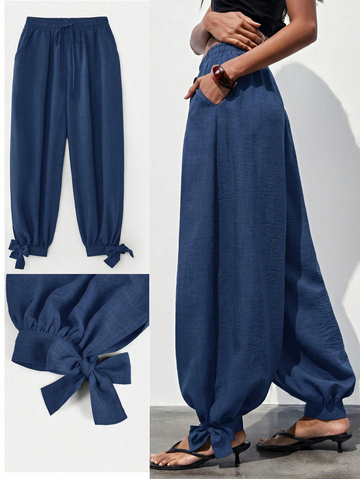 Pantaloni SHEIN, albastru