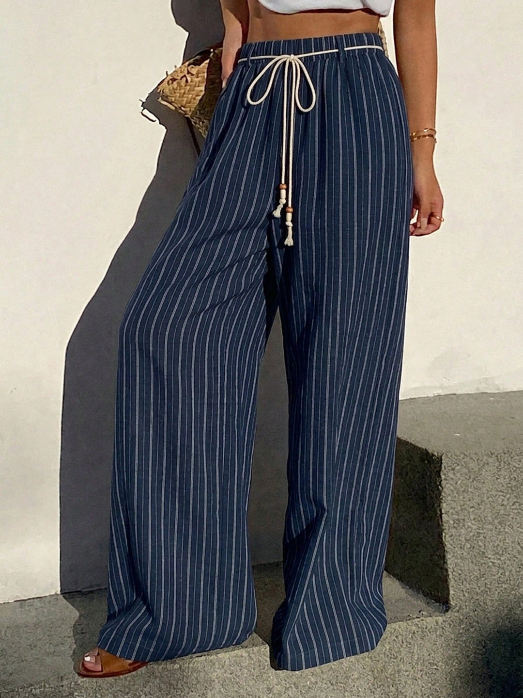 Pantaloni SHEIN, albastru