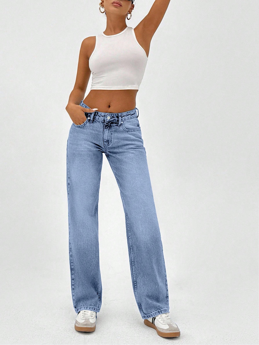 Jeans SHEIN, albastru