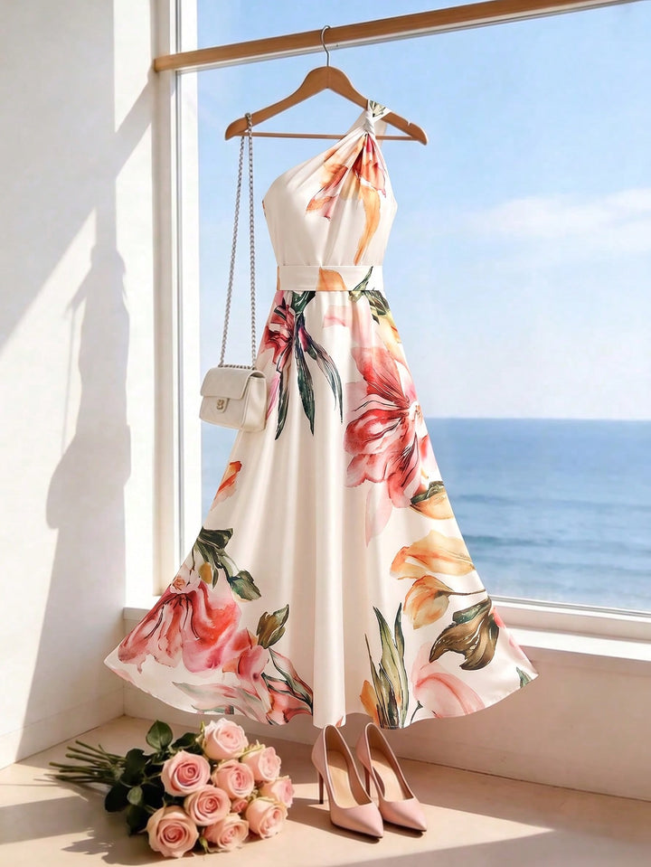 Rochie midi SHEIN, mix culori