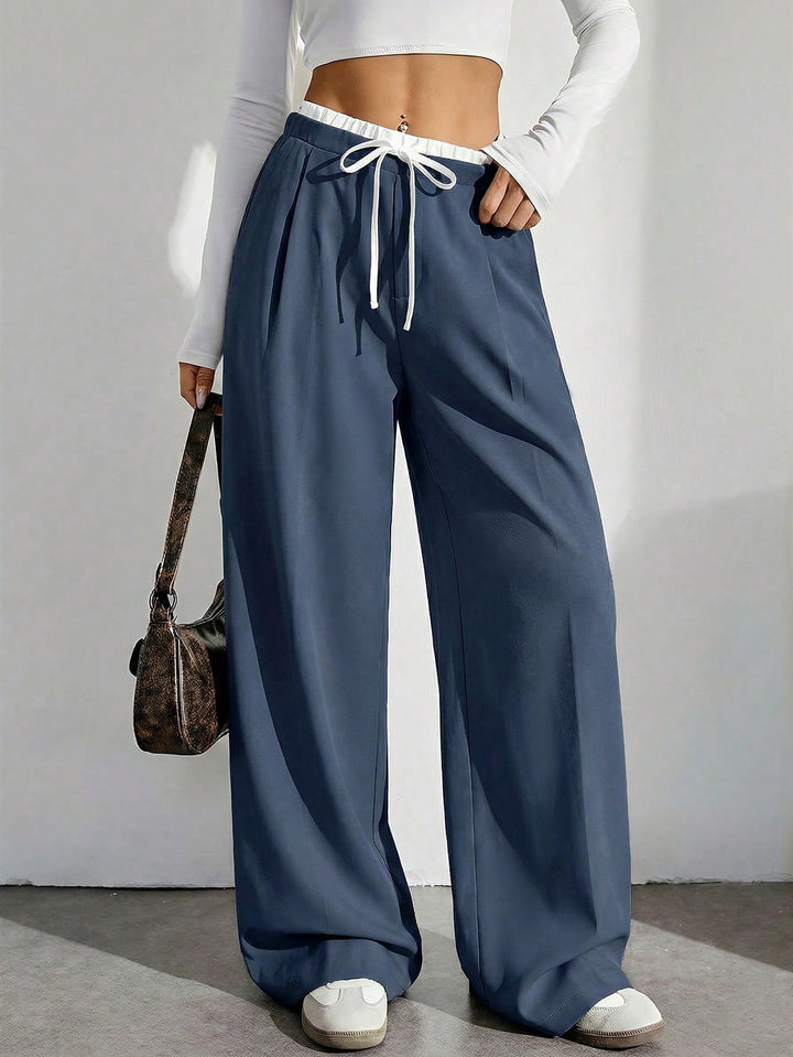 Pantaloni SHEIN, albastru