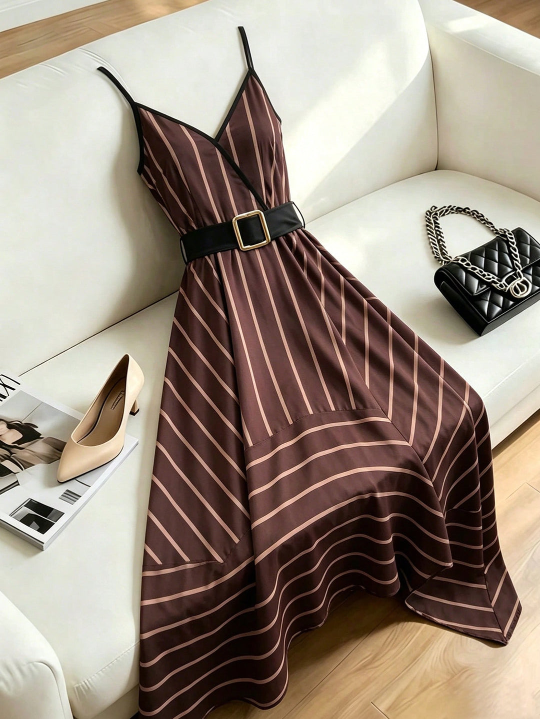 Rochie maxi SHEIN, mix culori