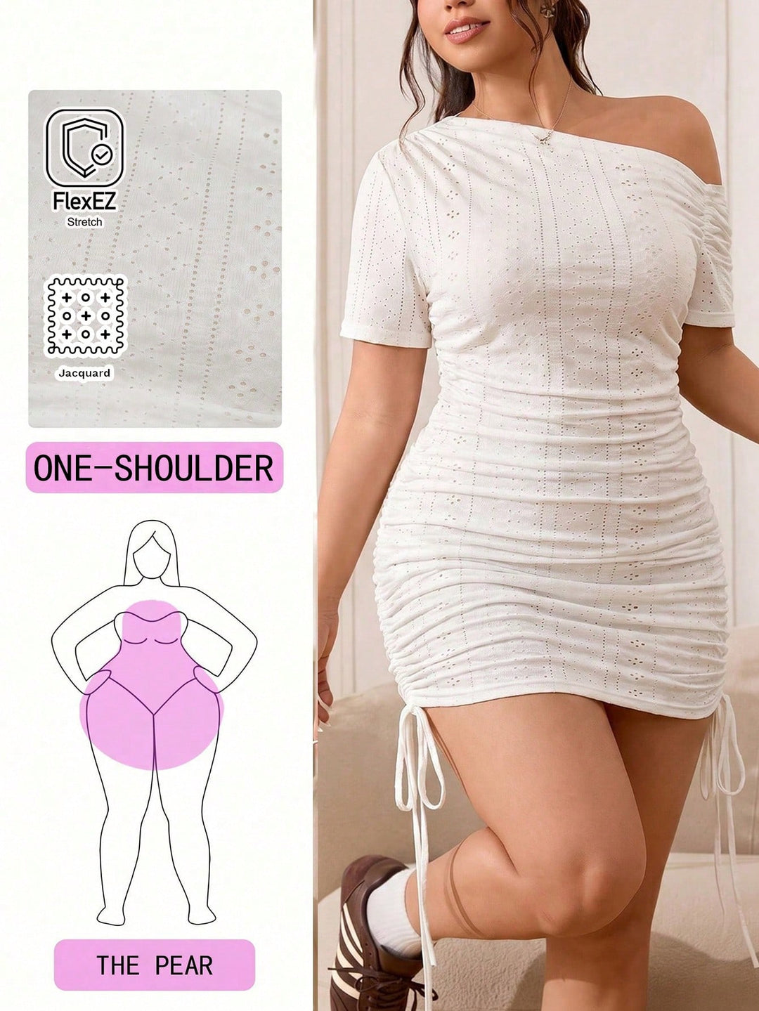 Rochie SHEIN, alb